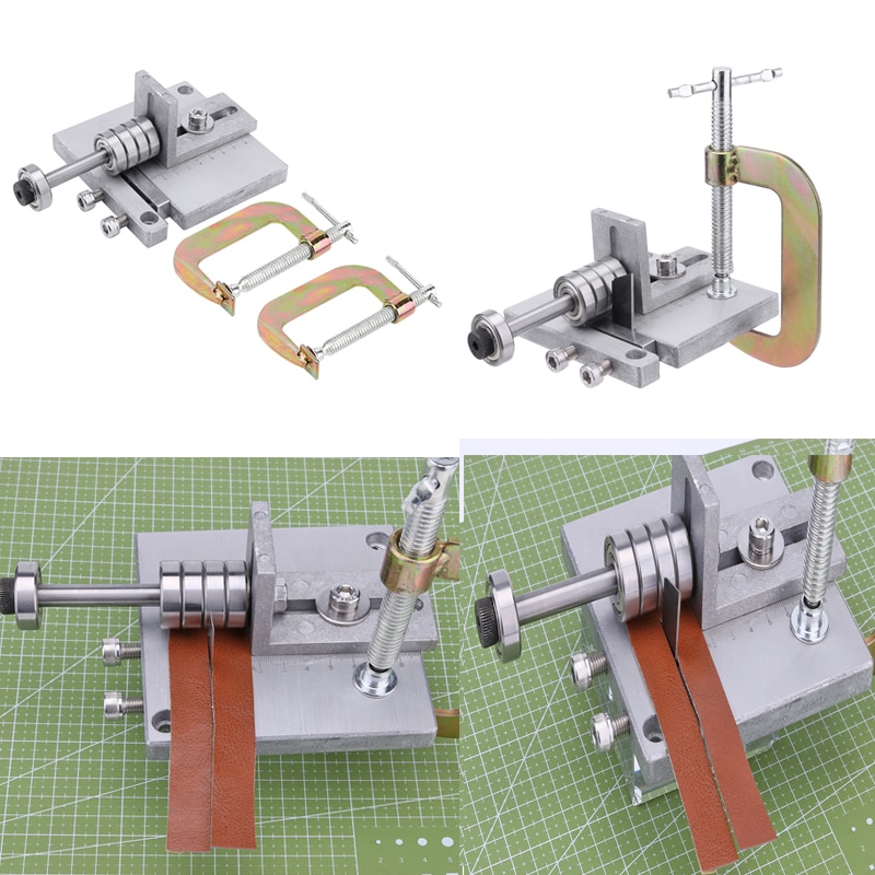 Leather Strap Cutter Splitter Paring Tool Strap Belt Cutting Machine Skiver Leather Arts Craft Sewing DIY Leather Tools