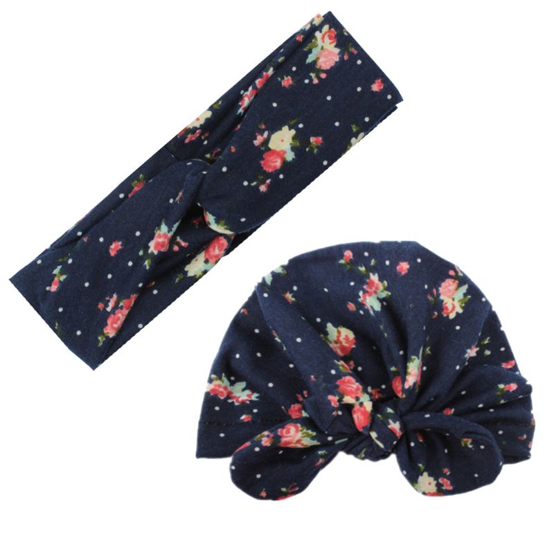 Bandeau à nœud pour mère et fille, 2 pièces/ensemble, accessoires Parent-enfant: 3
