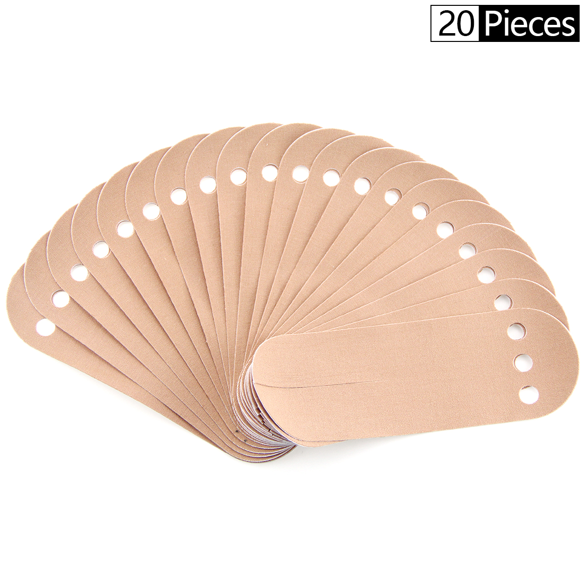 20 Piece Crossfit Hand Grips Athletic Gymnastics Weightlifting Bodybuilder Tape Portable Sport Protection Gloves Elastic Bandage: WHITE