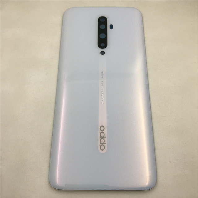 Oryginał dla Oppo Reno Z / Reno 2 / Reno 2Z Reno2 Z F tylna pokrywa baterii obudowa obudowa tylna szkło do naprawy części: Reno 2Z F White