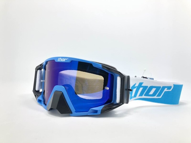 Motocross lunettes MX hors route saleté vélo Moto casques lunettes Ski Sport lunettes Masque Moto ensemble de lunettes: Beige