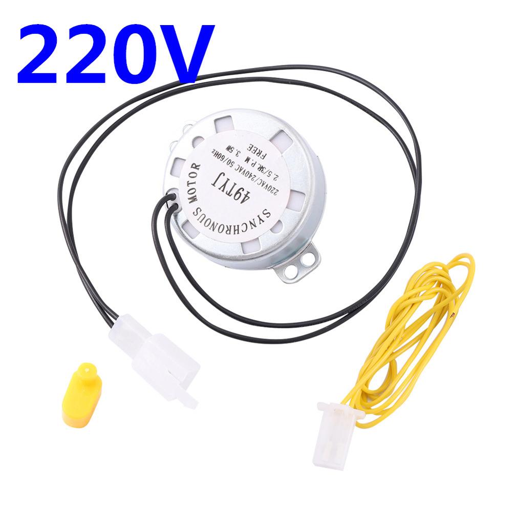 Mini motor de incubadora, 220V/110V/CC, 12V, 50/60Hz, gira el motor de huevos, equipo de incubación hecho a mano