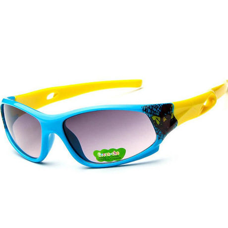 RHAMAI freundlicher Sonnenbrille Für Jungen Mädchen Sonnenbrille Persönlichkeit Sicherheit Gläser Für freundlicher Baby: RD116-3