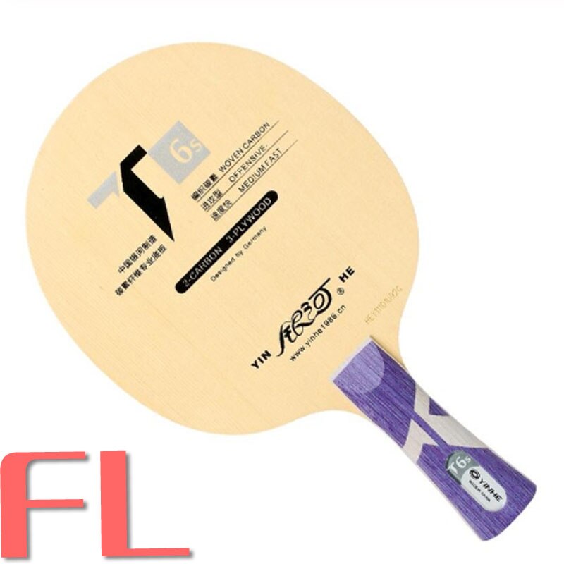 Yinhe T-6s T6 T6s Zypresse Kohlenstoff Tischtennis Kohlenstoff Klinge für Schläger für 40 + neue Material Ball: FL   lang handhaben