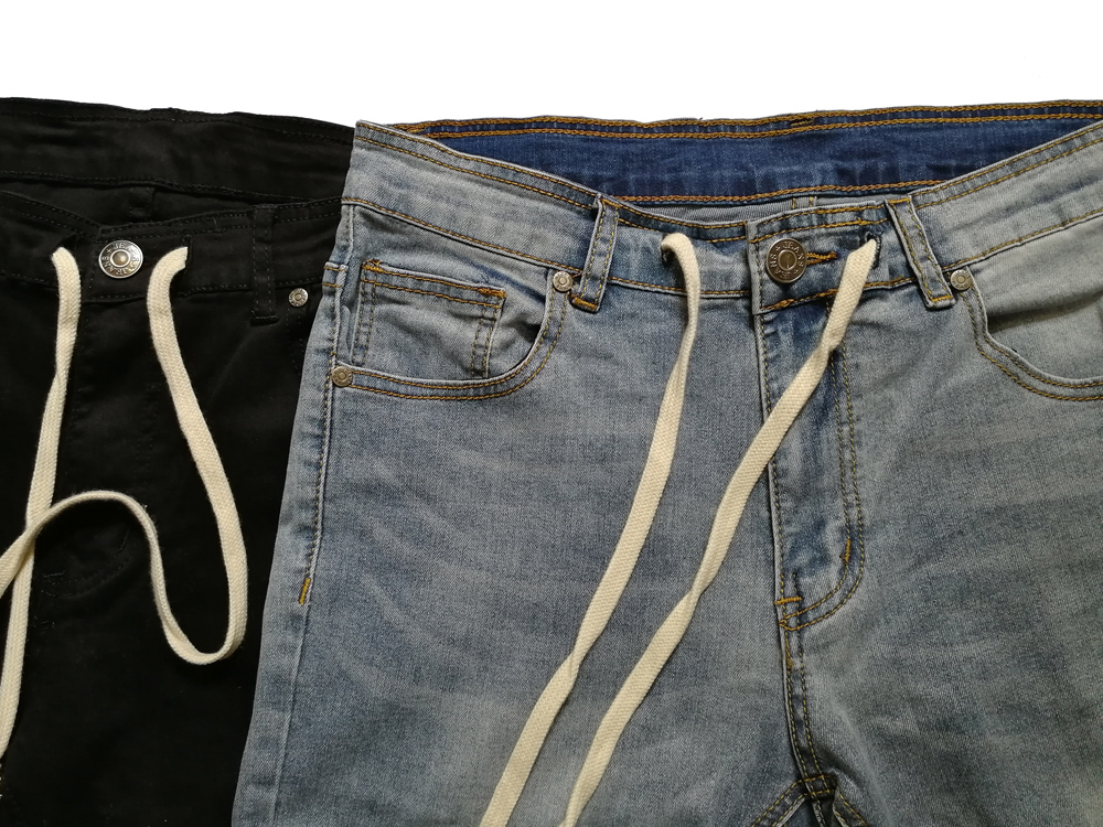 Men Ripped Zipper Jeans Spring Autumn Skinny Hip Hop Jeans