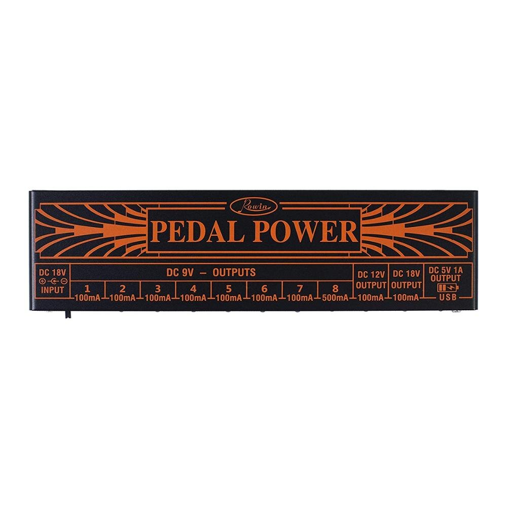 Rowin – alimentation électrique pour pédales de guitare PW-1, 10 sorties DC isolées pour pédale d&#39;effet 9V/12V/18V avec Port de chargement USB: Default Title