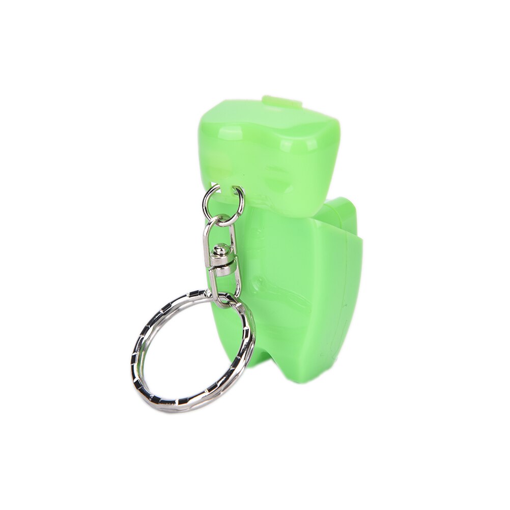 2 pièces 15 M fil dentaire pour le nettoyage des dents Kit de soins bucco-dentaires hygiène dentaire menthe parfum Portable dents porte-clés