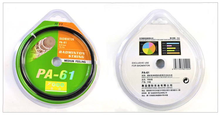 10pcs thinnest string Topo PA61 badminton String 10m
