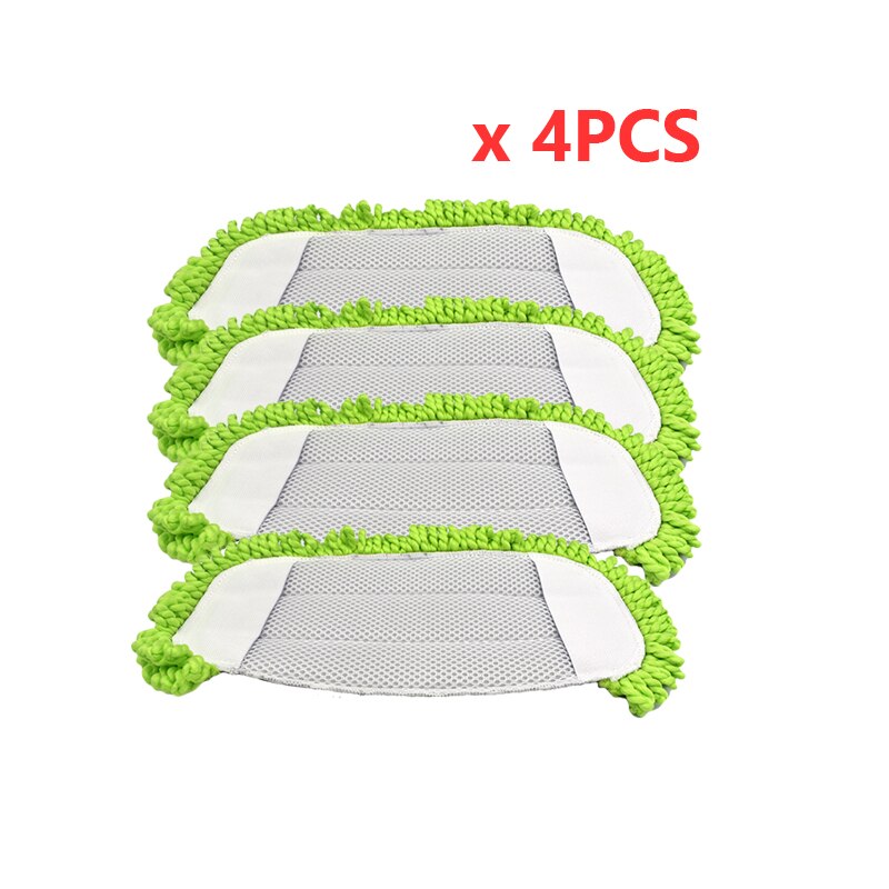 32mm 35mm inner dia Microfiber Floor Brush Smart Care Brush Household Vacuum Cleaner brush Head Universal Cleaner Accessories: 4-rags