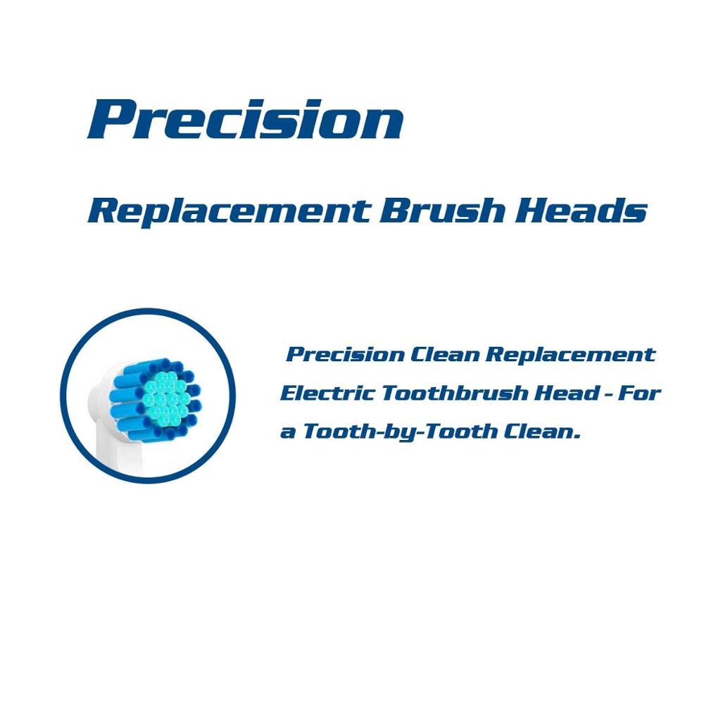 Oral B Pack of 16 Toothbrush Heads ncludes 4 Precision Clean,4 Floss Clean,4 Senstive Clean,4 White Clean