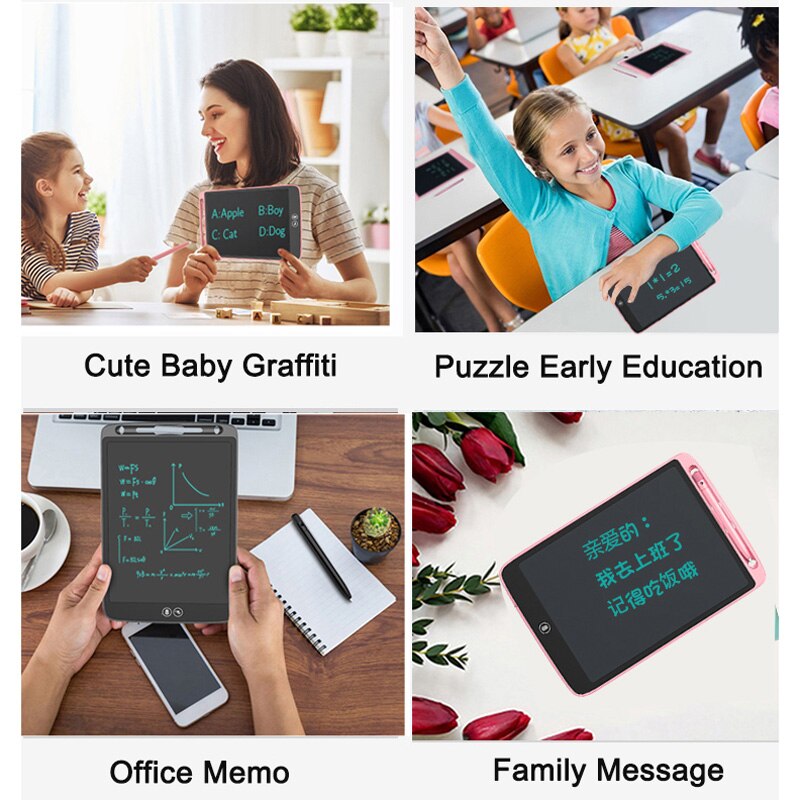 ZhiXiaoGuai 12 Inch LCD Writing Tablet Digital Drawing Board Handwriting Pads Children's Graffiti Drawing Board