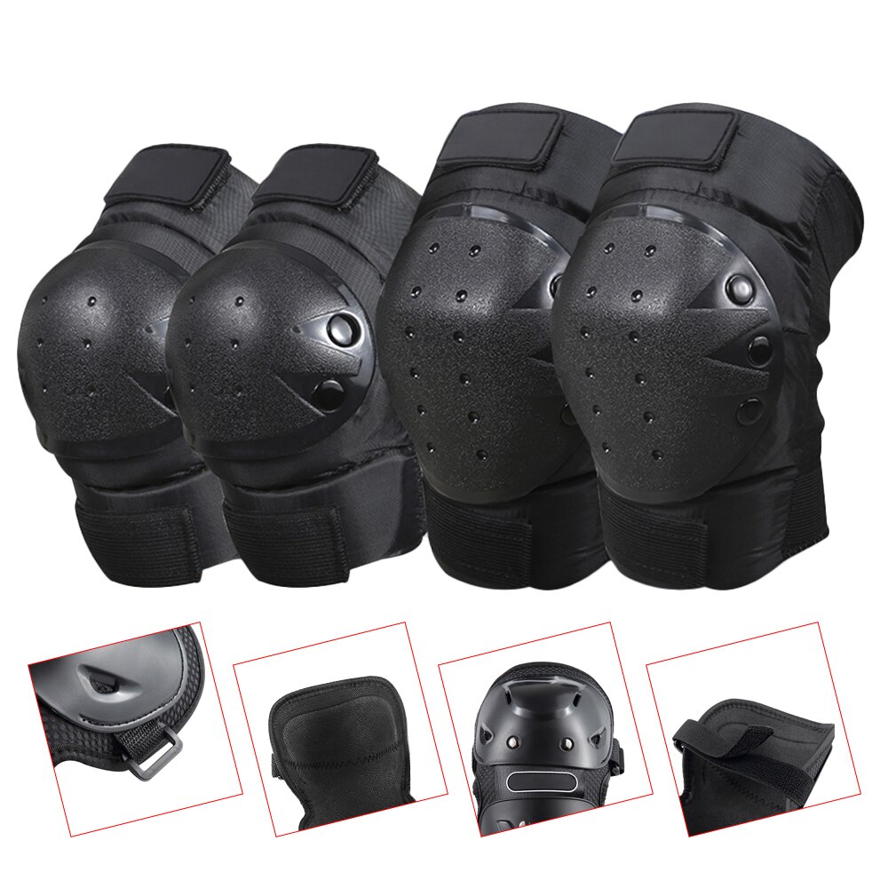1 par de rodilleras de ciclismo y coderas protectores de bicicleta MTB bicicleta motociclismo rodillera soporte protectores de rodilla rodilleras de ciclismo