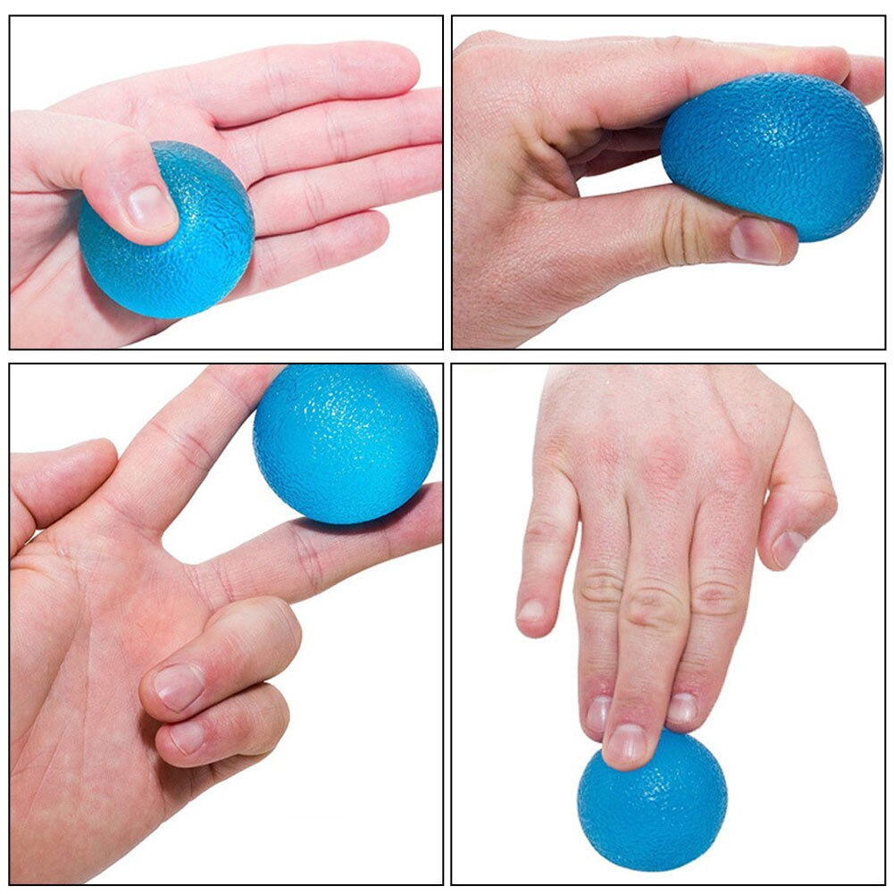Bola de silicona para agarre de mano, expansor de mano para acondicionamiento físico, ejercitador de músculos pesados, entrenador de recuperación