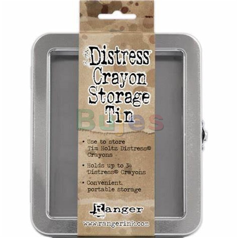 Tim Holtz Mini Nood Inkt Opslag Tins, Ranger Tholtz Distress Krijt Tin, Ranger Nood Spray Tin