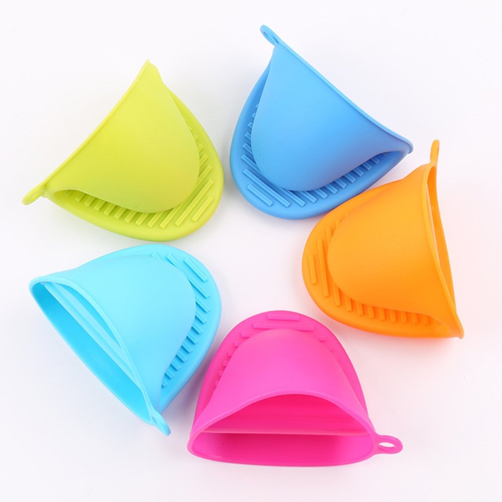 Silicone Anti-Brandwonden Oven Handschoenen Wanten Pannenlap Keuken Bbq Handschoenen Lade Pot Schotel Kom Houder Oven Handschoen Hand Clip