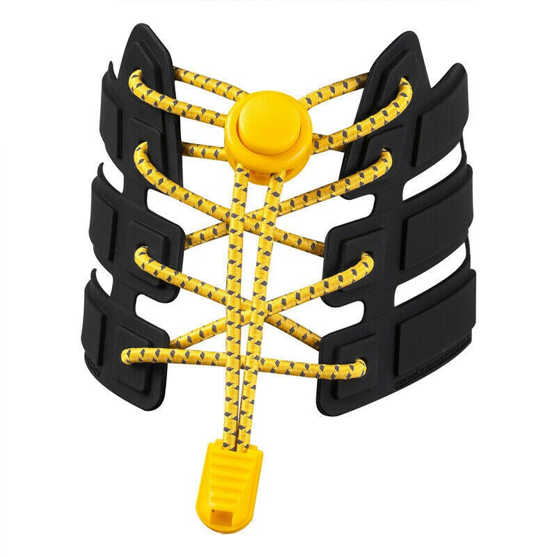 No Tie Shoelaces Elastic Laces Lock Kids Adults Trainers Running Triathlon Brand No-tie Shoelace Multi-color Option