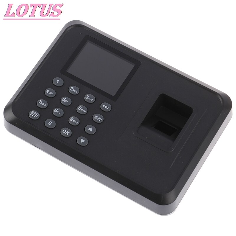 Fingerprint Attendance Machine LCD Display USB Fingerprint Attendance System Time Clock Employee Checking-in Recorder