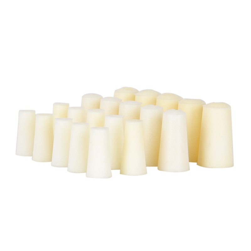 10pc Diameter 10-18mm Home Brew Wine Stopper Food Grade Silicone Plug With Hole Silicone Rubber Stopper for Airlock Bubbler