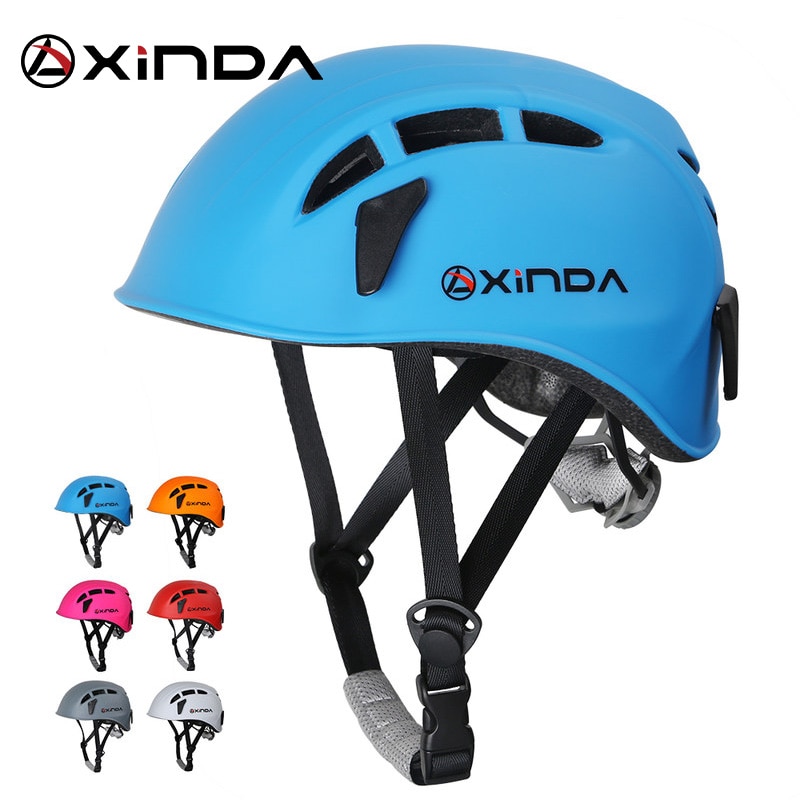 Xinda-casco de escalada en roca, equipo de rescate de montaña, espeleología al aire libre, para ampliar la seguridad, trabajo de espeleología