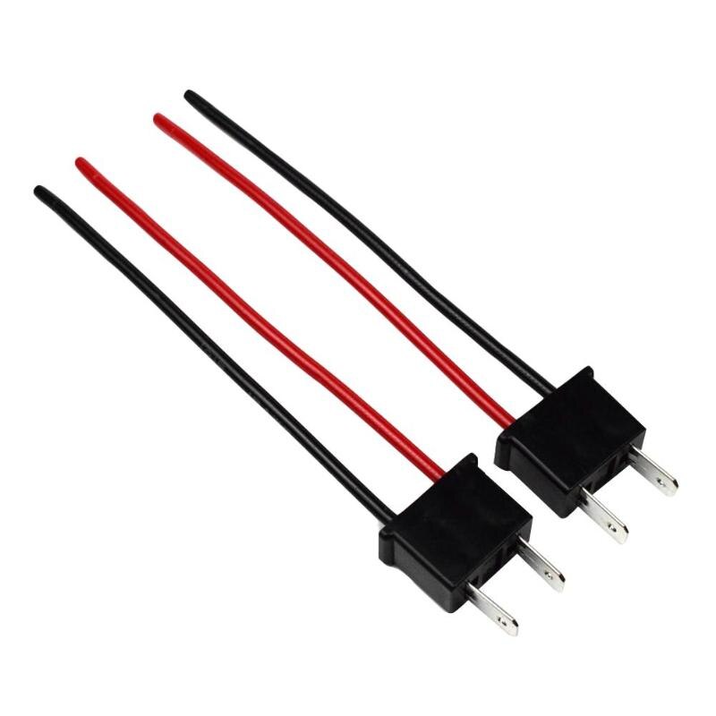 1 par de bombilla H7 conector adaptador macho para faro antiniebla para coche