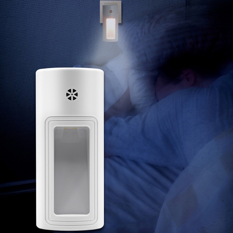Motion Sensor Nacht Licht 2 LED PIR Badkamer Lamp Verlichting Lamp Plug In US/EU