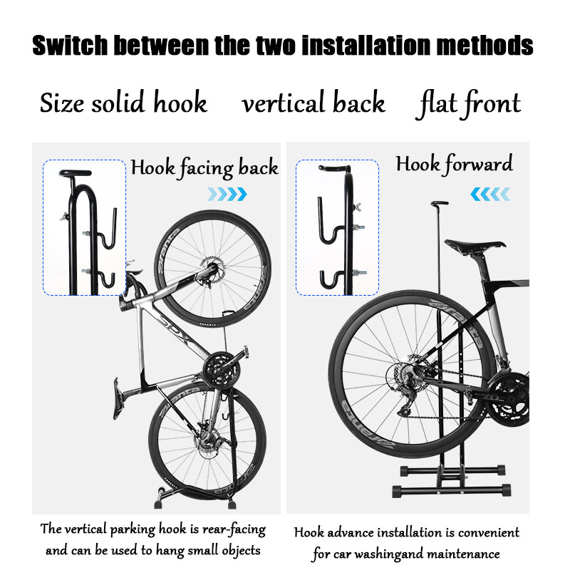 Estante de estacionamiento para bicicletas tipo inserto en forma: una solución versátil y que ahorra espacio para estacionamiento y mantenimiento de bicicletas de montaña