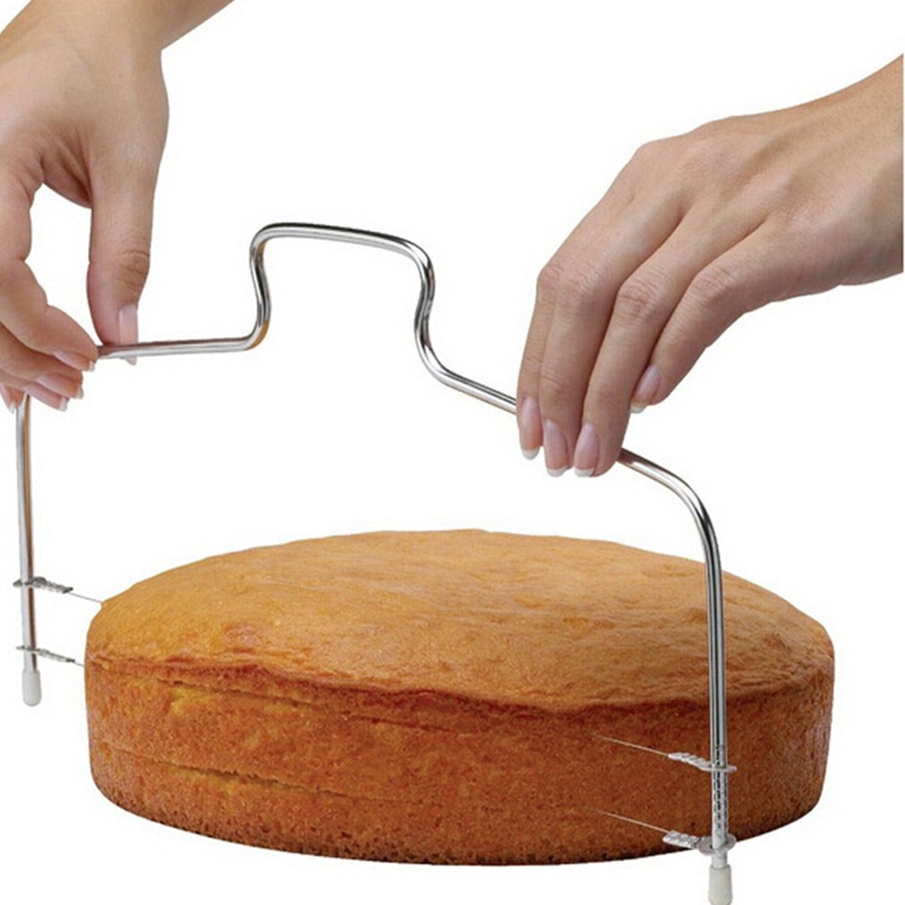 Dubbele Lijn Cake Separator Cake Separator Cutter Divider Snijden Roestvrij