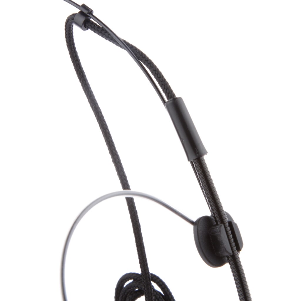3.5mm Plug Black Wired Unidirectional Microphone Headworn Headset Mic