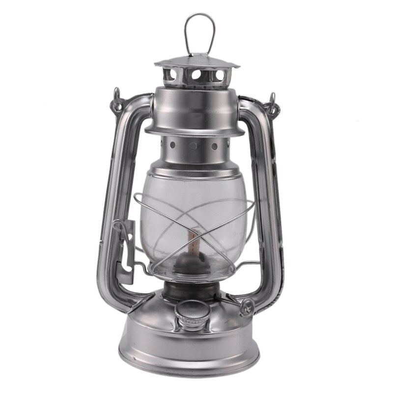 Lber retro klassisk parafin lampe parafin lanterner veke bærbare lys utsmykning, hjemmemøbler gammel oljelampe, utendørs retro li