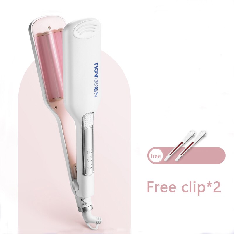 NOVUS-Rizador de pelo eléctrico de cerámica, varita de hierro de calentamiento rápido, rizador de pelo, herramientas de estilismo, 13mm
