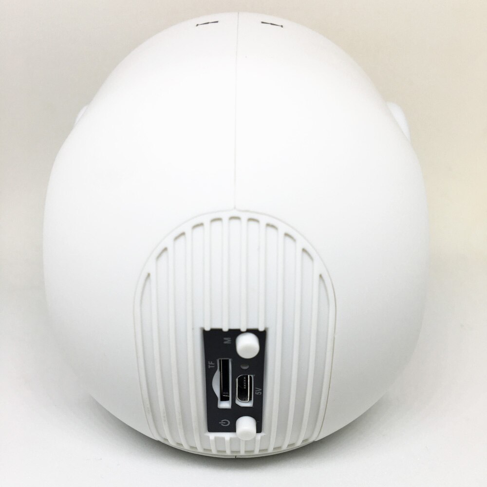 Altavoz inalámbrico Portátil con Bluetooth 4,2, Subwoofer redondo, recargable, con batería integrada, TF, MP3