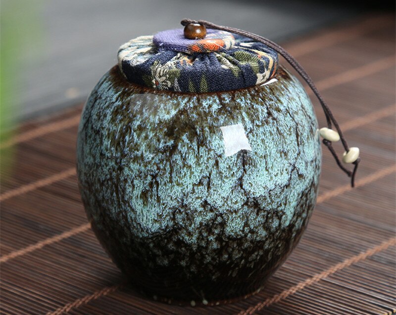 250Ml Thee Doos Keramische Bus Reizen Thee Accessoires Thee Opbergdoos Keramische Pot Koffie Bus Blikken Voor Thee D138: 2