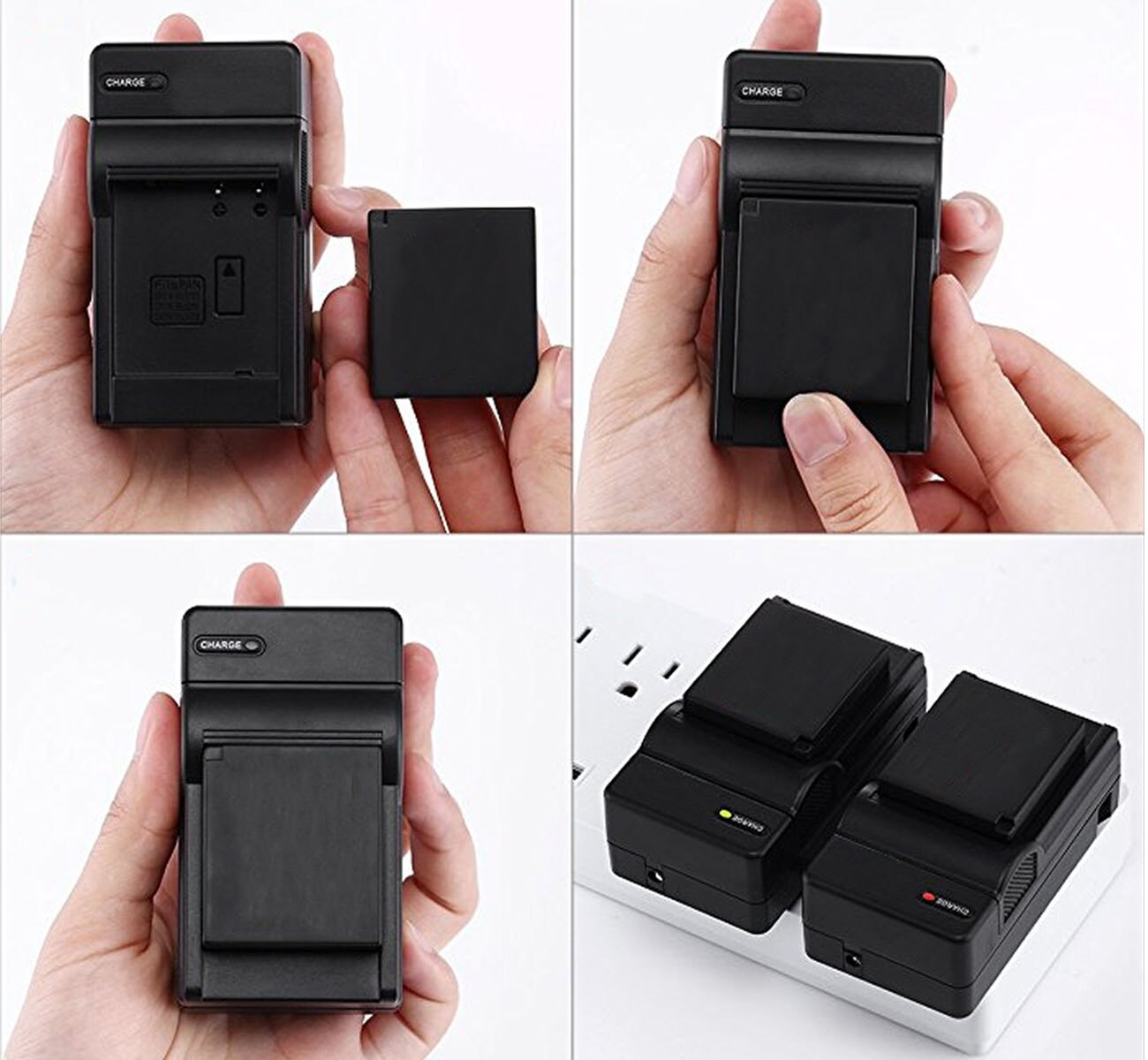 Battery Charger for Panasonic CGR-DU06, CGA-DU07, CGA-DU12, CGA-DU14, CGA-DU21, CGA-DU21A, CGA-DU21A/1B, CGA-DU21E/1B