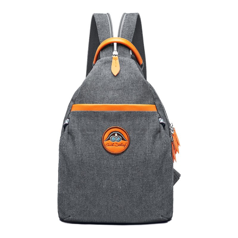 Yeso moda mochila feminina 2019 novo coreano lazer sacos de escola mochila escolar saco de viagem multifuncional anti roubo oxford sacos: Cowboy Grey