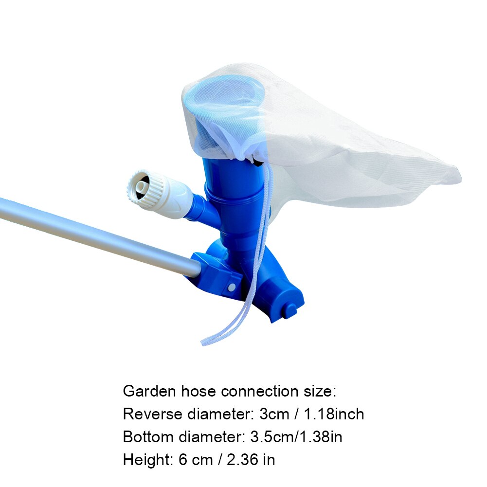 Pool Cleaner Portable Swimming Pool Pond Fountain Vacuum Brush Cleaner Cleaning Tool Outdoor Tubs Accessories Garden Supplie: Jet Vacuum Cleaner 1