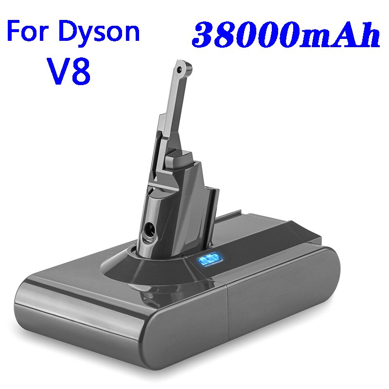 Dyson V8 21.6V 38000Mah Vervangende Batterij Voor Dyson V8 Absolute Cord-Gratis Vacuüm Handheld Stofzuiger Dyson v8 Batterij