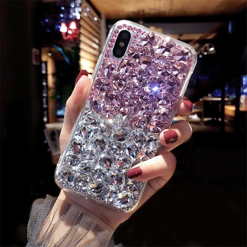 1Pcs Für Doogee N10/Y7 Fall Glitter Luxus Kristall Strass Diamant Bling TPU Telefon Fall Für Doogee N10 doogee Y7 Coque: Doogee N10 / 5