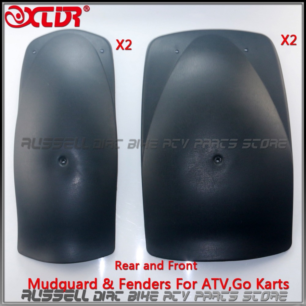 4PCS Go kart Front Rear fender for 125cc 150cc 250cc KINROAD ROKETA SUNL HAMMERHEAD SAHARA ATV Quad