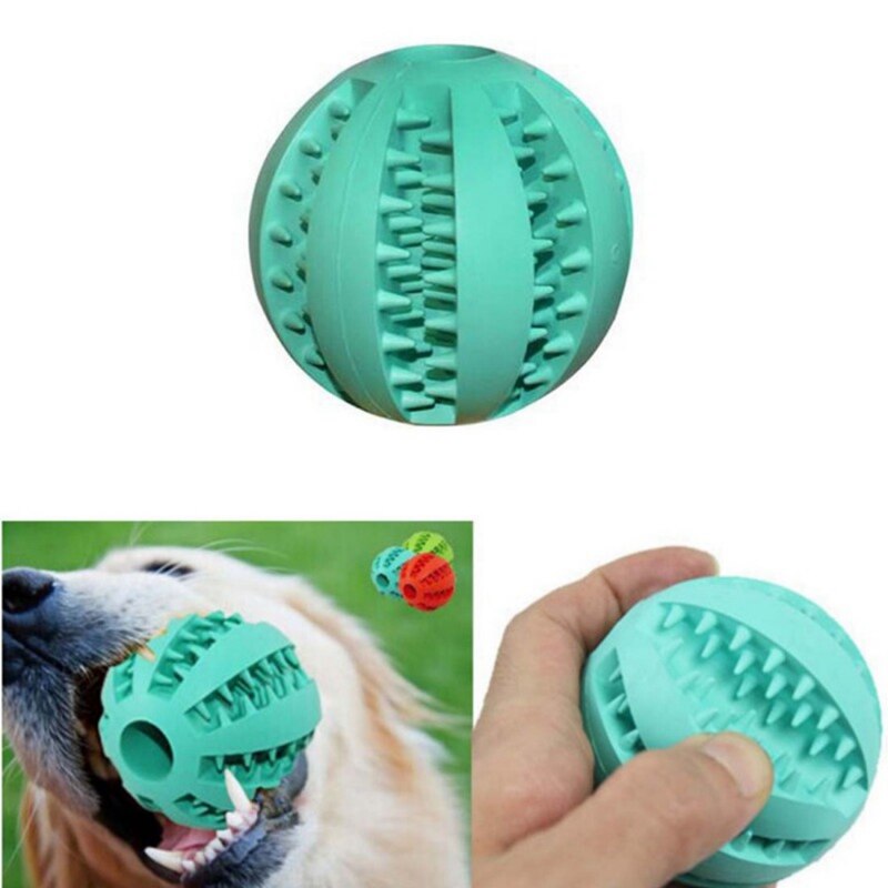 Pet Toy Balls Dog Chew Durable Dog Treat Balls Pet Rubber Elastic Ball for Small Dogs Release Pressure Interactive Active Funny