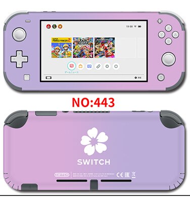 Vinile Adesivi Protezione Della Pelle Dello Schermo per Nintendo Interruttore lite Console di Colore Puro Viola Pelli: 443 skins