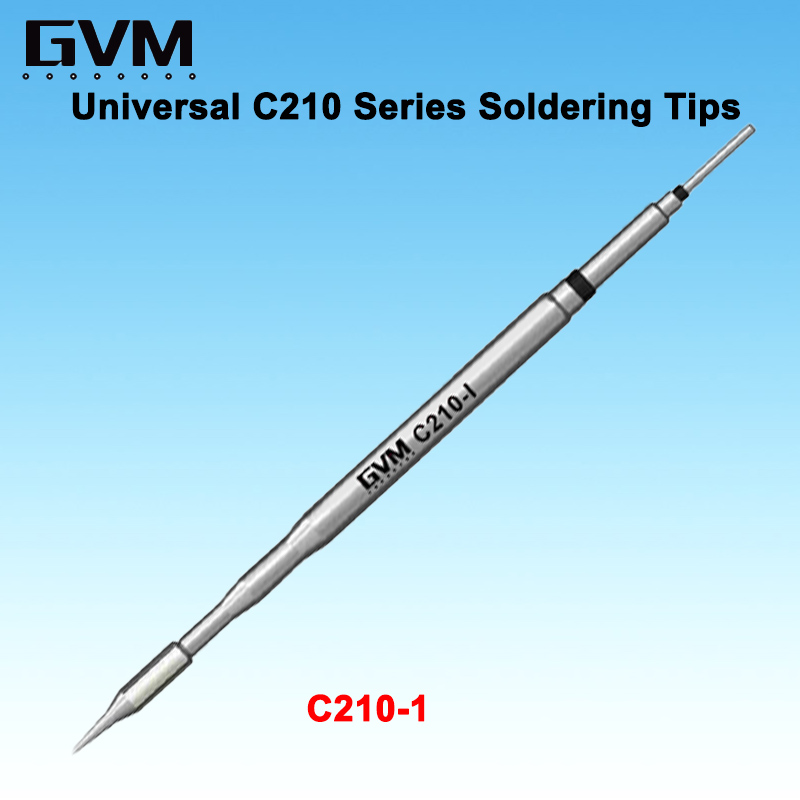 Gvm  t210 digital display justerbar temperatur lödstation 2s smältplåt för mobiltelefon reparationssvetsning med  c210 spetsar: 1pc c210- i