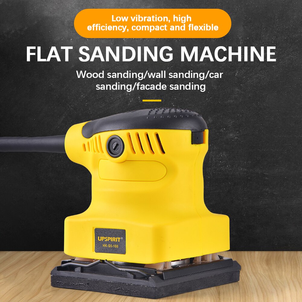 Electric Sander 240W Electric Wood Orbital Sander Machine Multi-function Household Furniture DIY Strong Dust Collection Polisher