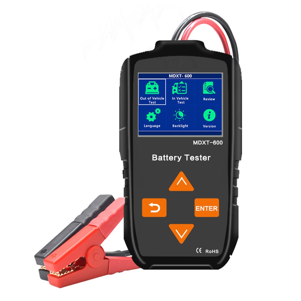 Automotive Car Battery Tester 12.0V 24V Battery System Analyzer Truck Motorcycle Battery Tester Digital Car System Analyzer: Default Title