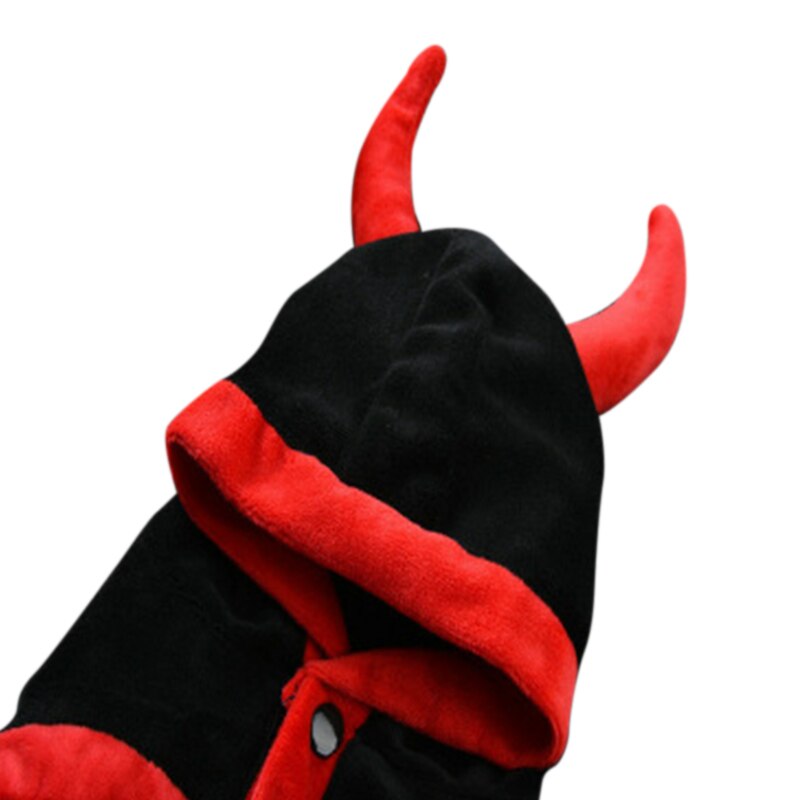 Halloween Huisdier Kostuums Leuke Cosplay Vampier Mantel Cape Hond Cap met Cosplay Hoorns Halloween Dressup