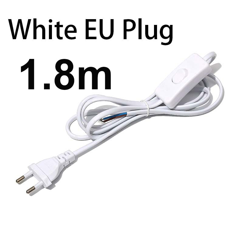 AC85-265V 660W 1,8 m 3m 5m Cable eléctrico interruptor de lámpara Cable de alimentación estándar internacional con enchufe de interruptor Cable de cobre: Lavanda