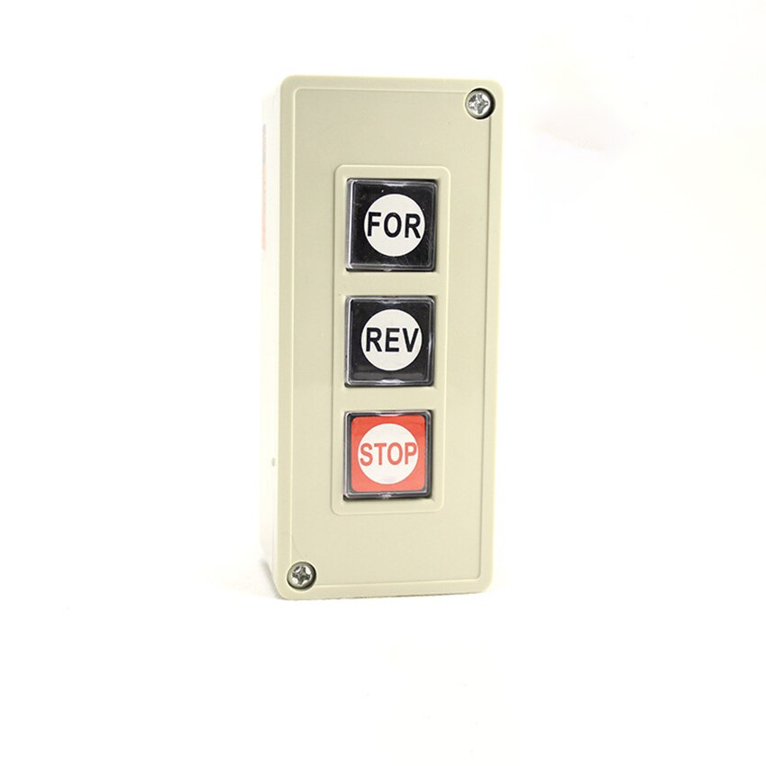 Push Button Switch for Barrier Gates And Gate Openers/Commercial Garage Door Opener Three Button Station Box 117*39*50MM