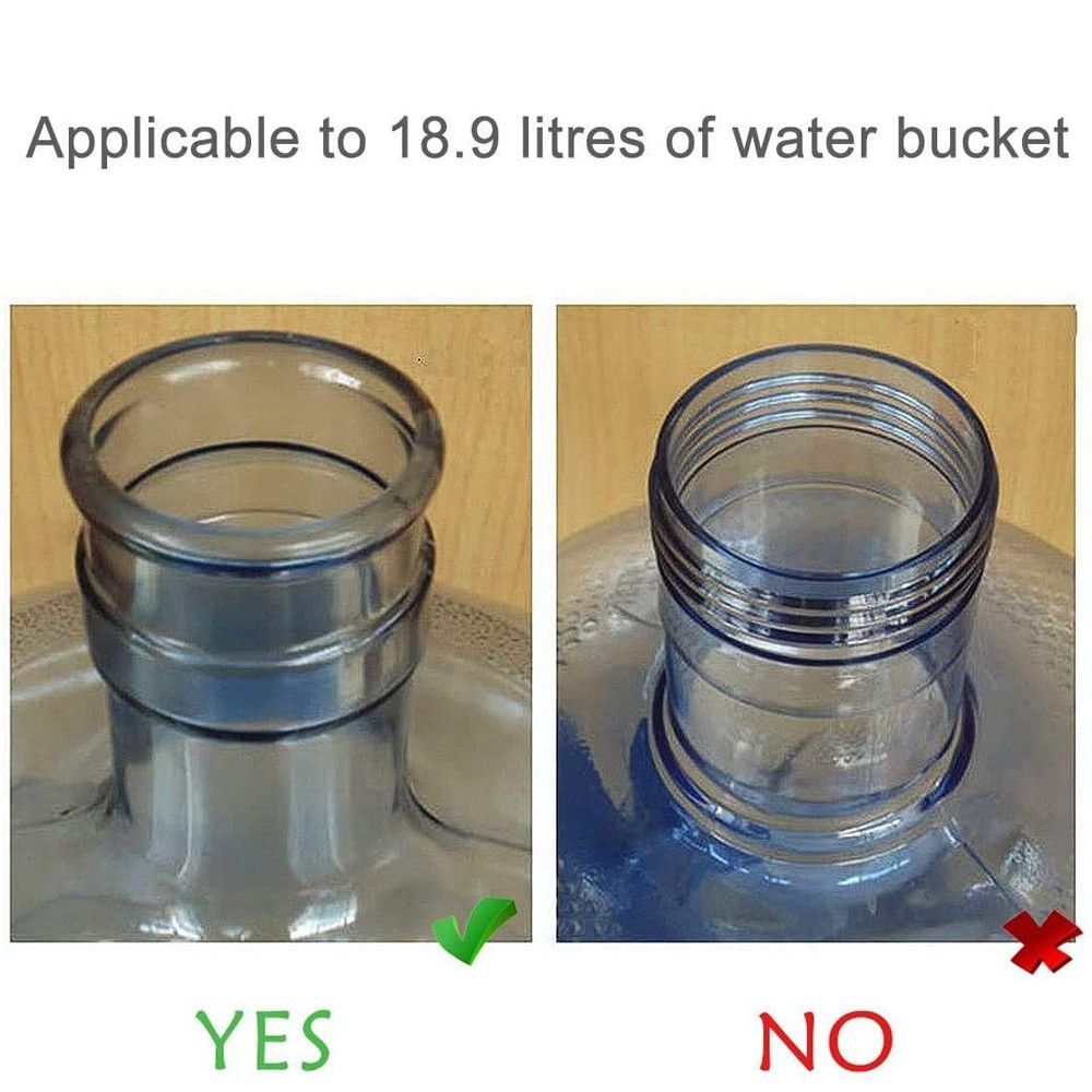 5Pcs Replacemet Water Bottle Snap Bucket Lid Reusable Non-Spill Anti Splash Water Jug Caps Water Jug Cap