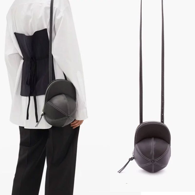 Jw Anderson Cap Tassen Pu Lederen Crossbody Tas Voor Vrouwen Eenvoudige Mode Schoudertas Dame Luxe Handtassen