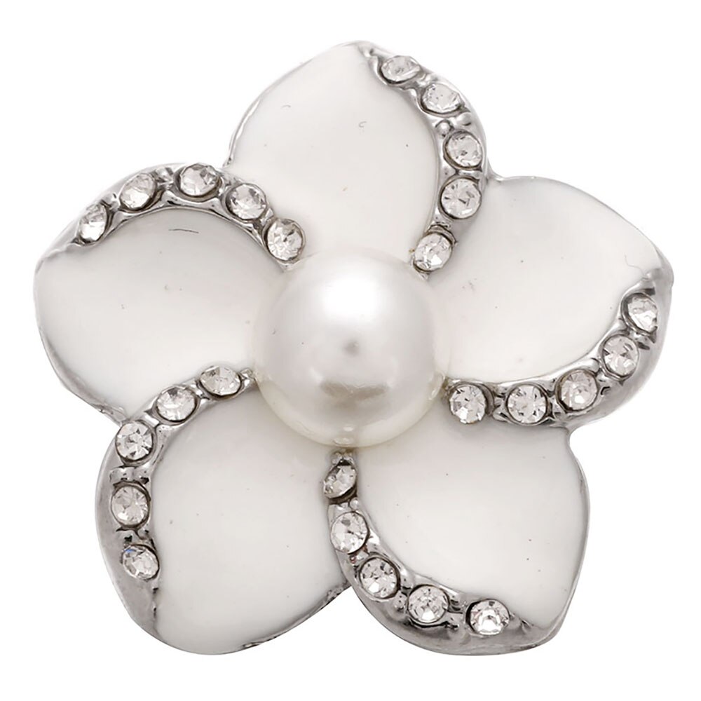 6 pièces/lot gros bouton pression bijoux mixte métal 18mm bouton pression strass pour 20mm 18mm bouton pression Bracelet bijoux