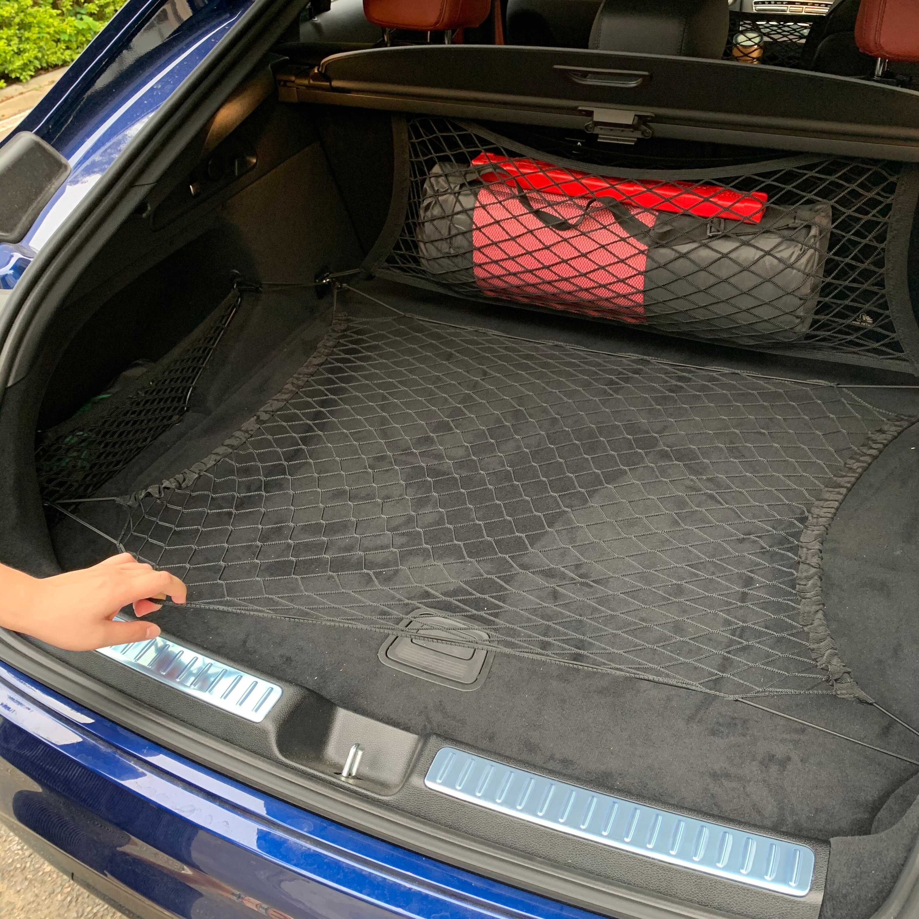 Car Rear Cargo Trunk Storage Organizer Net For Porsche 911 918 Cayenne Macan Panamera Cayman Carrera Boxster